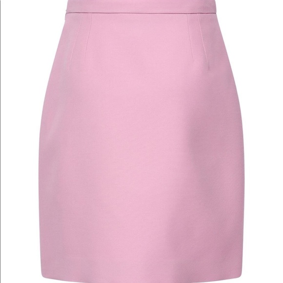 GUCCI Lilac Mini Skirt Size 40 4 Small Crepe Silk Wool 619479 Lined Luxury - Picture 13 of 15